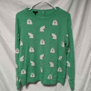 Talbot's Petite Lp polar bear shirt